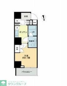 VIOR文京関口(1K/10階)の間取り写真