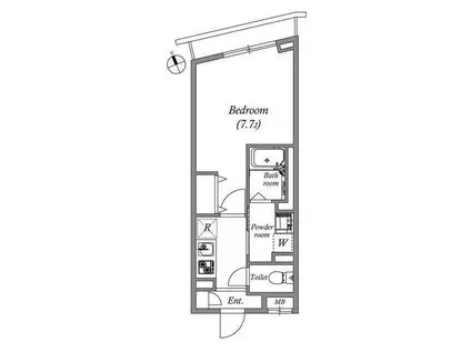 PASEO東武練馬(1K/3階)の間取り写真