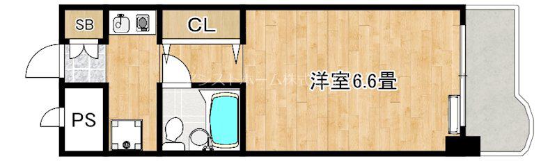 メゾンドフェニックス(1K/4階)の間取り写真
