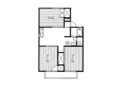 STよしま(3DK/2階)の間取り写真