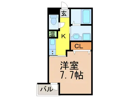 瑞穂ヶ丘ビリーブ館(1K/1階)の間取り写真