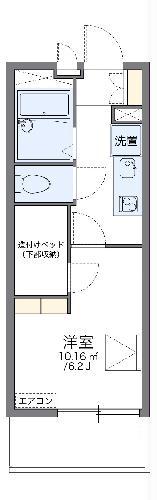 レオパレスソフィア(1K/1階)の間取り写真