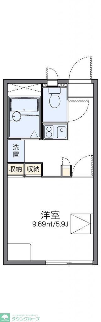 レオパレス広貴(1K/1階)の間取り写真