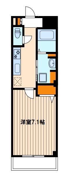VIVICO(1K/1階)の間取り写真