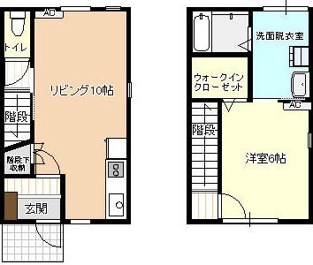 ハウスゲート上野新町(1LDK/1階)の間取り写真