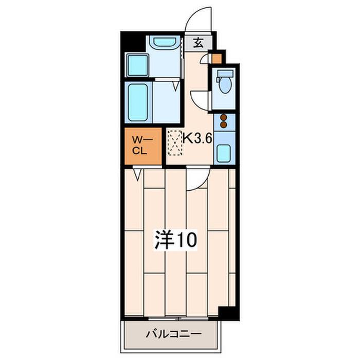 ピノエスペランサ(1K/1階)の間取り写真