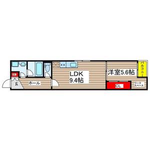 ZECCA栄生(1LDK/3階)の間取り写真
