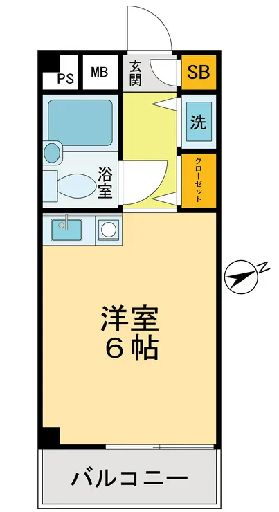 アカンサスシティーハイム 2階階 間取り