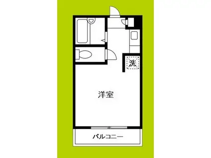 昇徳ビル(ワンルーム/5階)の間取り写真