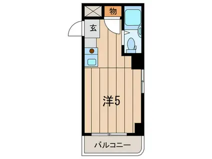 ボーテ日吉シェモア(ワンルーム/2階)の間取り写真