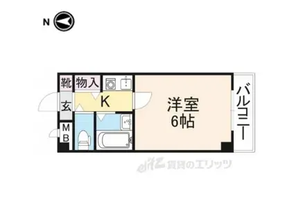 コーポ三和新大宮Ⅱ号館(1K/3階)の間取り写真