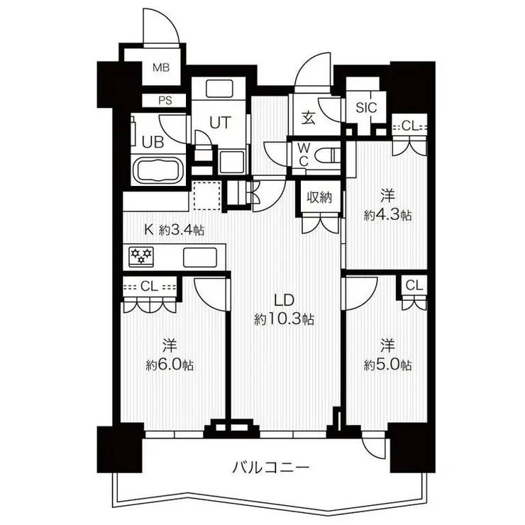 ブランズタワー豊洲 37階階 間取り