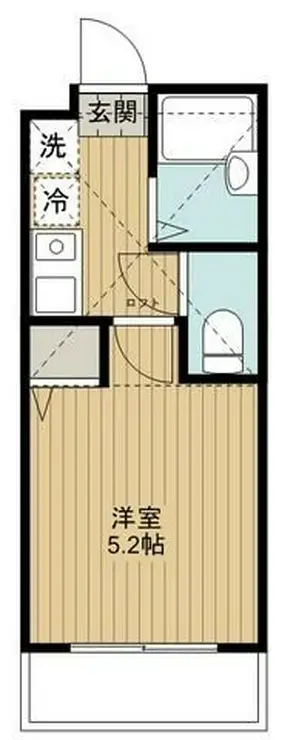 アザレ新百合ヶ丘 1階階 間取り
