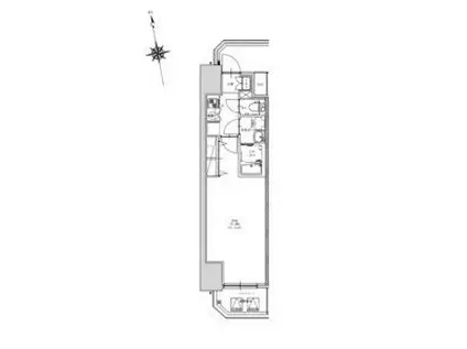 CRESTTAPP金山(1K/1階)の間取り写真