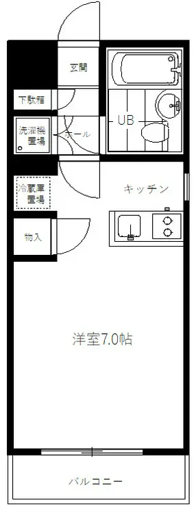 ワコーレ高円寺 2階階 間取り
