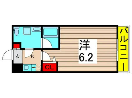 CREVISTA綾瀬(1K/7階)の間取り写真