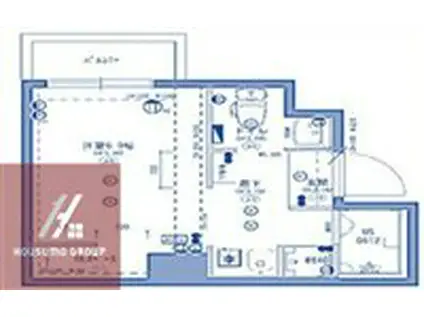 CITYLIFEプレサンス新大阪(ワンルーム/9階)の間取り写真