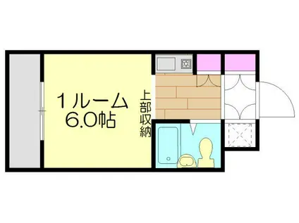 エーブル井荻(ワンルーム/3階)の間取り写真