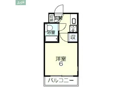 MAPLE TOWN(1K/2階)の間取り写真