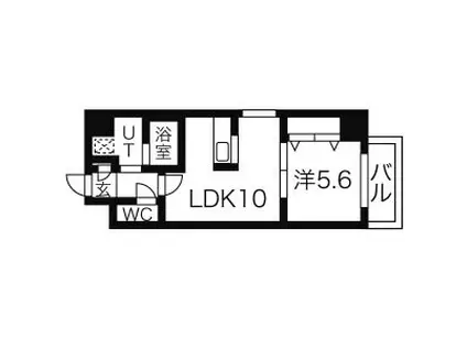 BLASTO RESIDENCE(1LDK/4階)の間取り写真