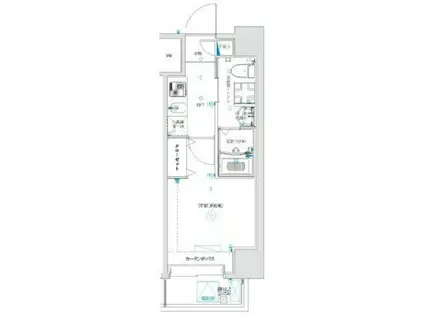 LE-LION KITASENJU(1K/5階)の間取り写真