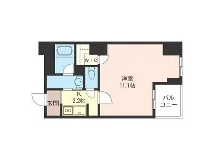 TISS GINZA(1K/5階)の間取り写真