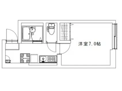 AZEST-RENT東向島(1K/1階)の間取り写真