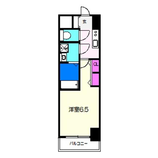 S-RESIDENCE堺BLAZE(1K/10階)の間取り写真