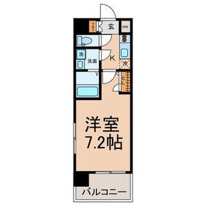 UURコート名古屋名駅(1K/4階)の間取り写真