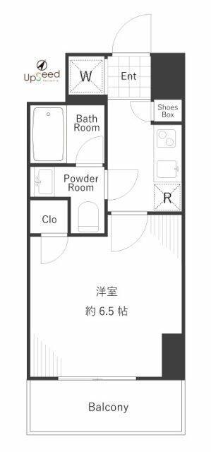 LEXE 横濱関内(1K/7階)の間取り写真