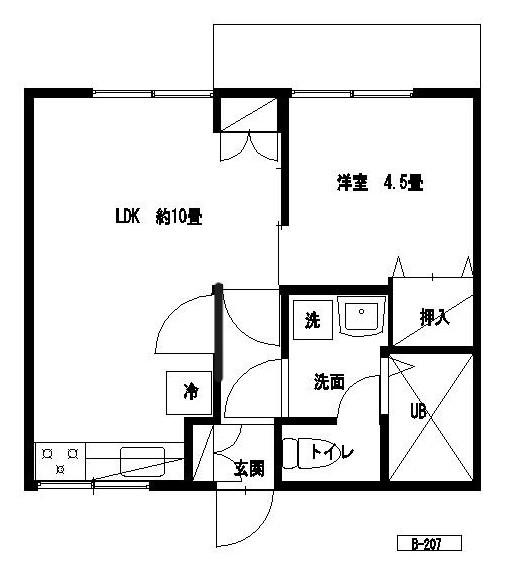 グランドール馬場B棟