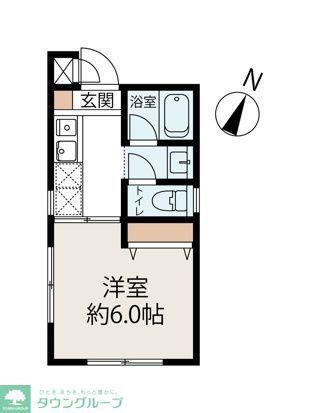 GRANDIR 神保町(1K/3階)の間取り写真