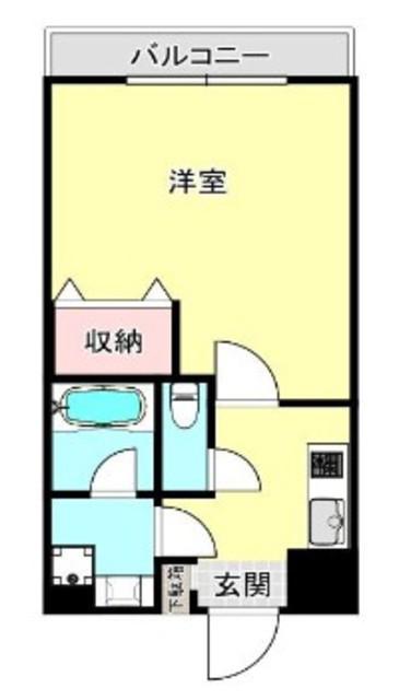 FLレジデンス品川I(1K/5階)の間取り写真