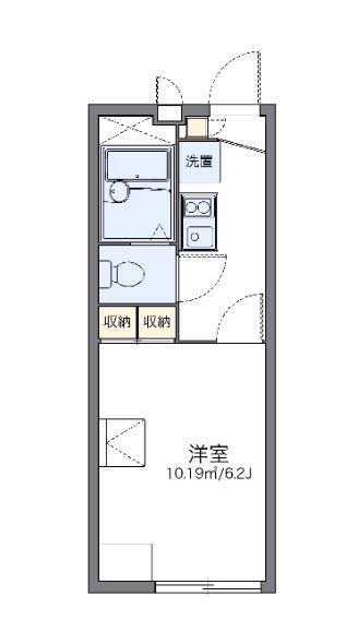 レオパレスMIZUKASA(1K/2階)の間取り写真