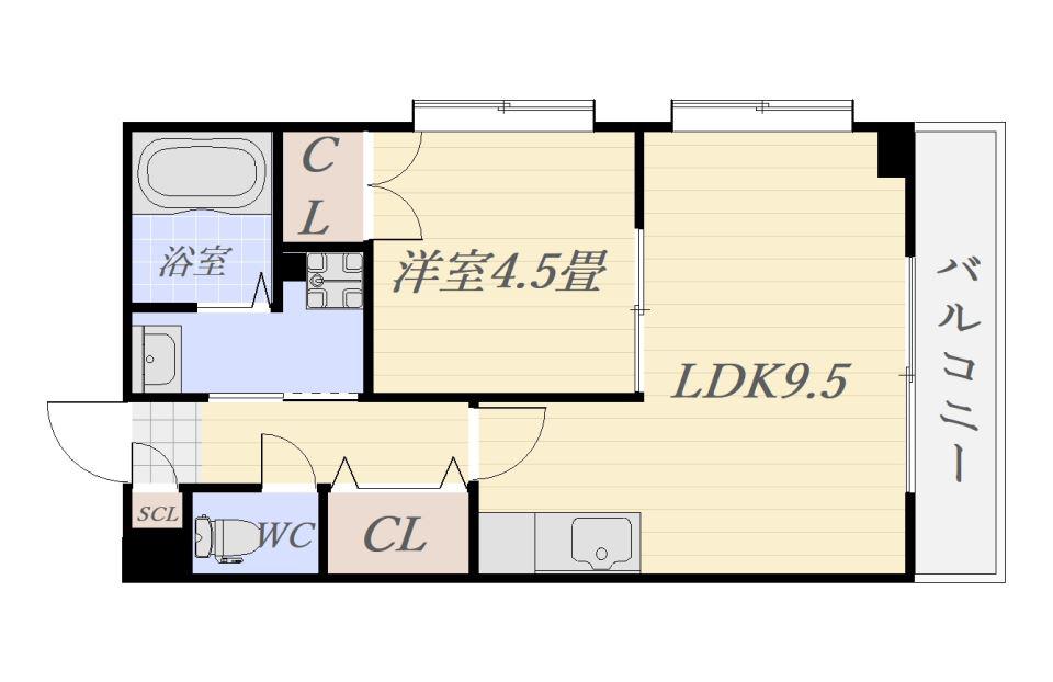 パール・88番館(1LDK/5階)の間取り写真