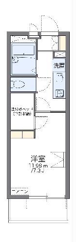 レオパレスMATSUMOTO(1K/1階)の間取り写真