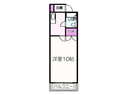 プレアール堺東III(1K/3階)の間取り写真