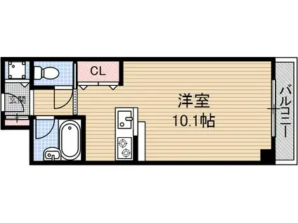グリーンハイツ豊川Ⅰ(ワンルーム/1階)の間取り写真