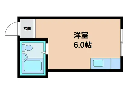 大宝上本町ロイヤルハイツ(ワンルーム/5階)の間取り写真