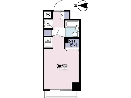 ダイアパレス富士吉原(ワンルーム/9階)の間取り写真