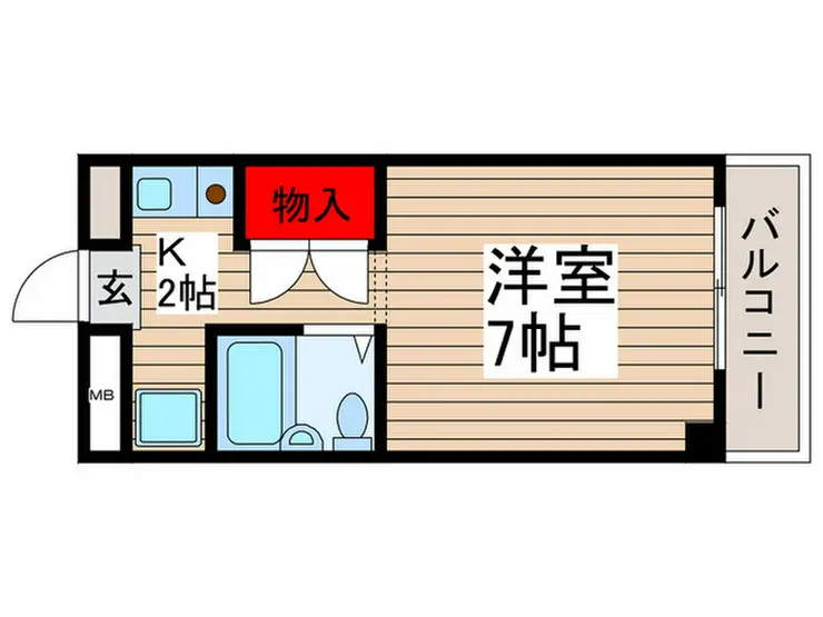 メゾン花野菜 3階階 間取り