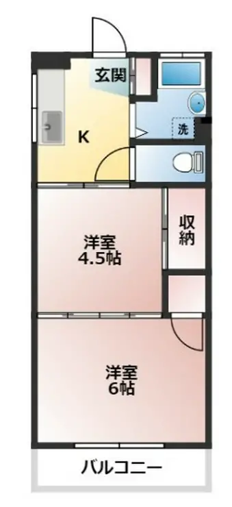 レジデンス西川口 3階階 間取り