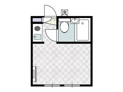 ワコーハイム(1K/1階)の間取り写真