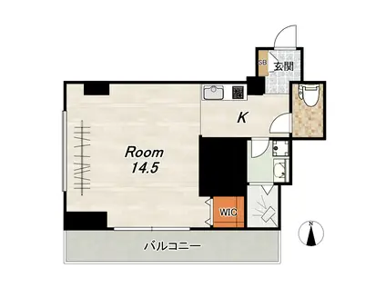 NAKANISHI FIRST BLD(1K/2階)の間取り写真