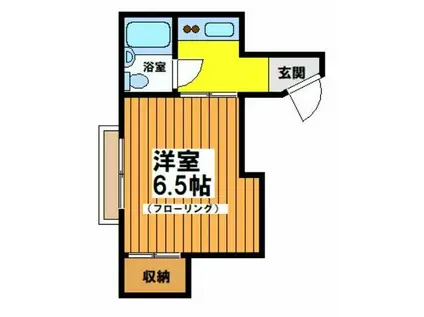 ホワイトメゾン杉並(1K/2階)の間取り写真