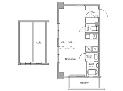レジディア代々木II(ワンルーム/5階)の間取り写真