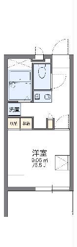 レオパレスK・Y(1K/2階)の間取り写真