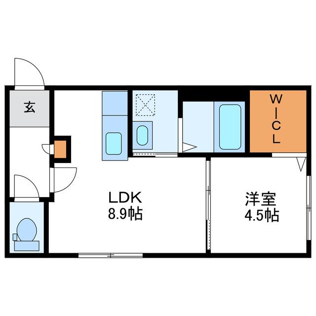PINE RESIDENCE N32 パインレジデンスN32(1LDK/2階)の間取り写真