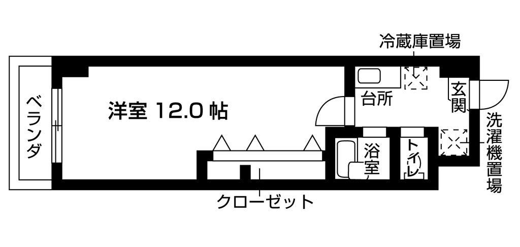 ONK.36(1K/3階)の間取り写真