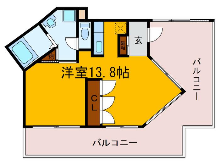 阪神電鉄阪神なんば線 桜川駅(大阪) 徒歩5分 7階建 築23年(ワンルーム/7階)の間取り写真